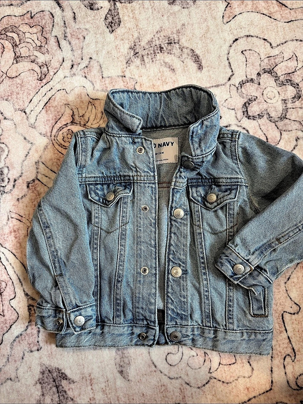 Old Navy Baby Jean Jacket Blue Size 18-24M
